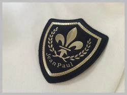 Elegant Leather Patches with Hook and Loop Backing