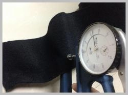 Lightweight Black Sticky-Back Nylon Loop Fabric