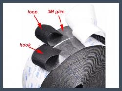 3M™ Adhesive-Backed Blended Hook and Loop Tape