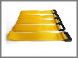 Square Buckle Hook and Loop Cinch Strap