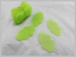 Green Spiral Sponge Hook and Loop Hair Rollers