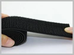 Adhesive-Backed Reusable Elastic Hook and Loop Strap