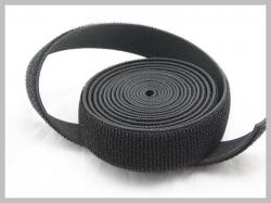Black Elastic Hook and Loop Fastener for Bandages