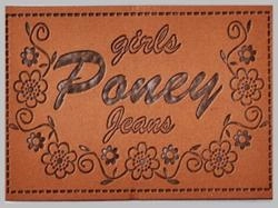 Washable PVC Clothing Labels for Shoes and Bags