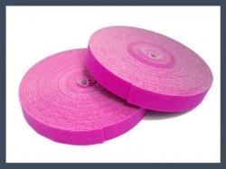 Rose Pink Back-to-Back Hook and Loop Cable Tie