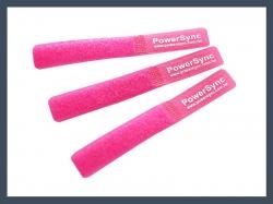 Pink Straight Stripe Hook and Loop Tape