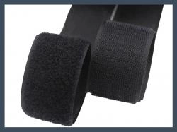 Black Fine and Soft Nylon Hook Tape